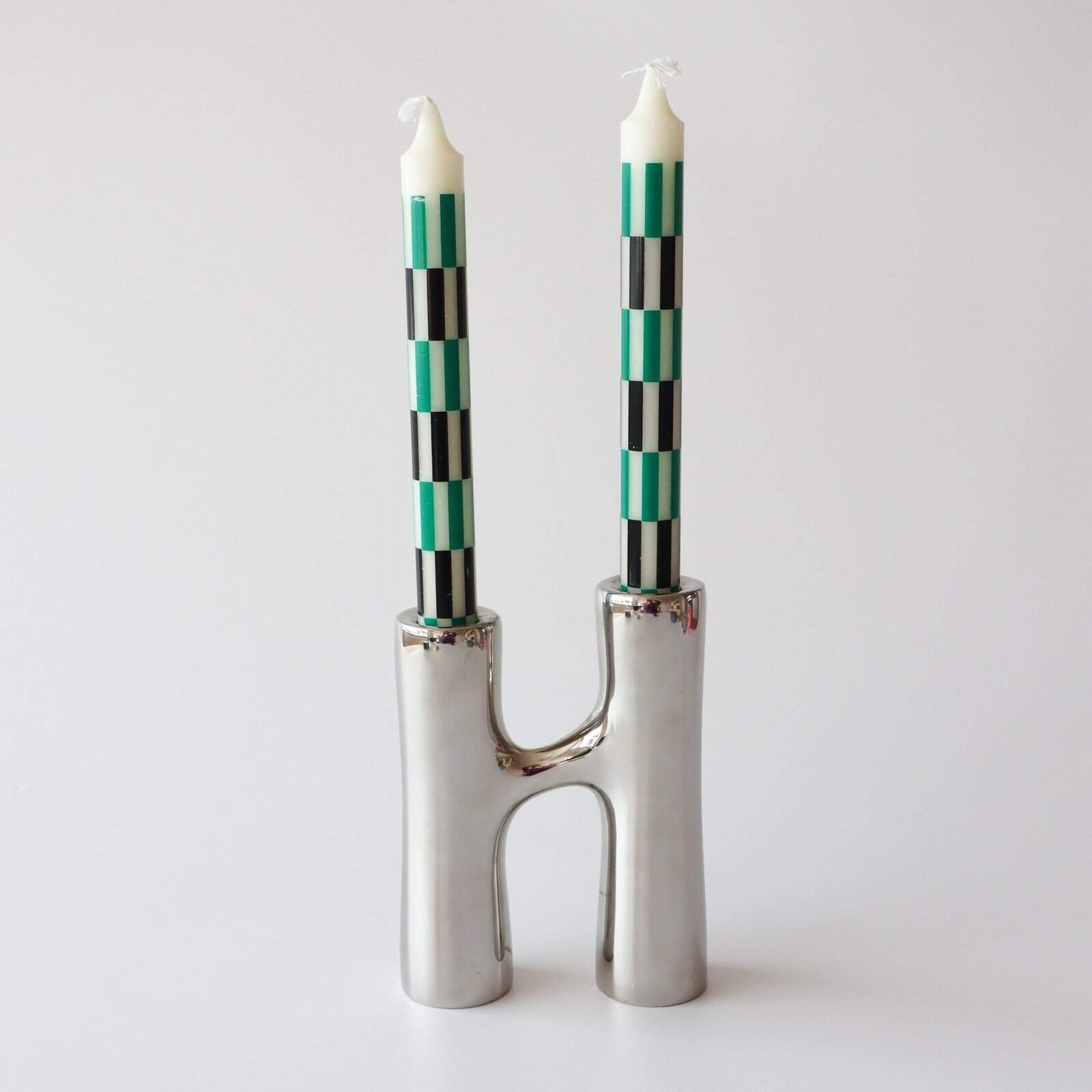 Menu Twogether kandelaar chroom