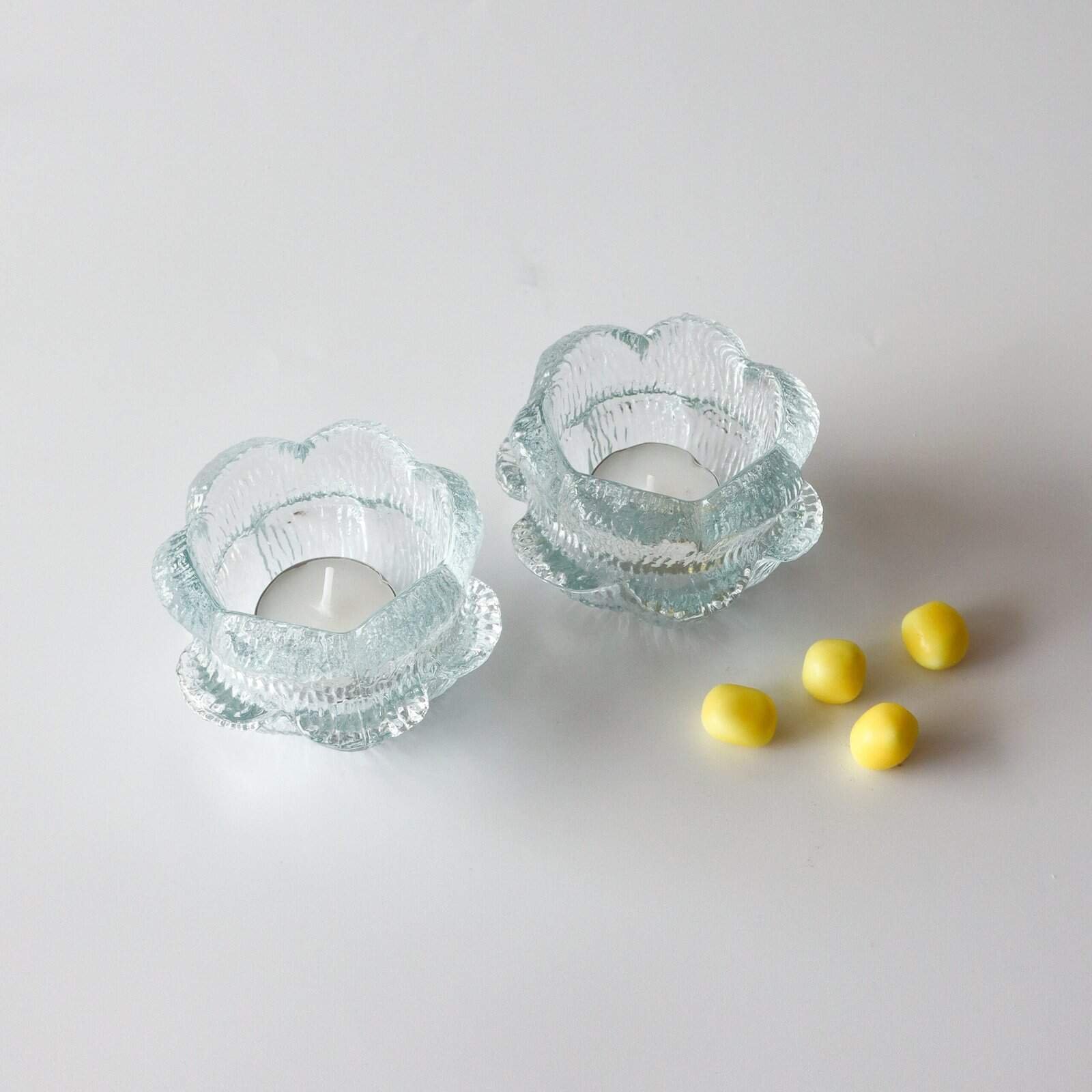 Holmegaard waterlily waxinelichthouder - set van 2