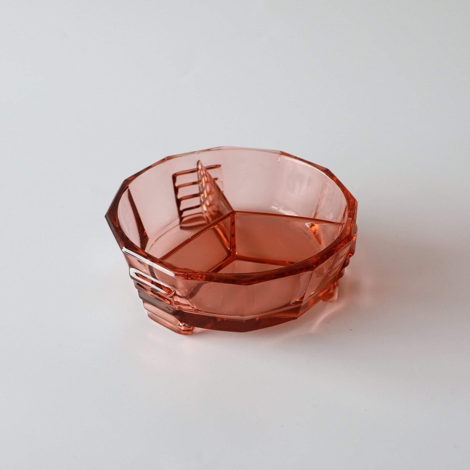 Schaaltje roze persglas vintage - Afbeelding 2