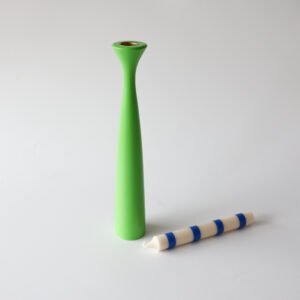 Applicata Rose houten kandelaar groen