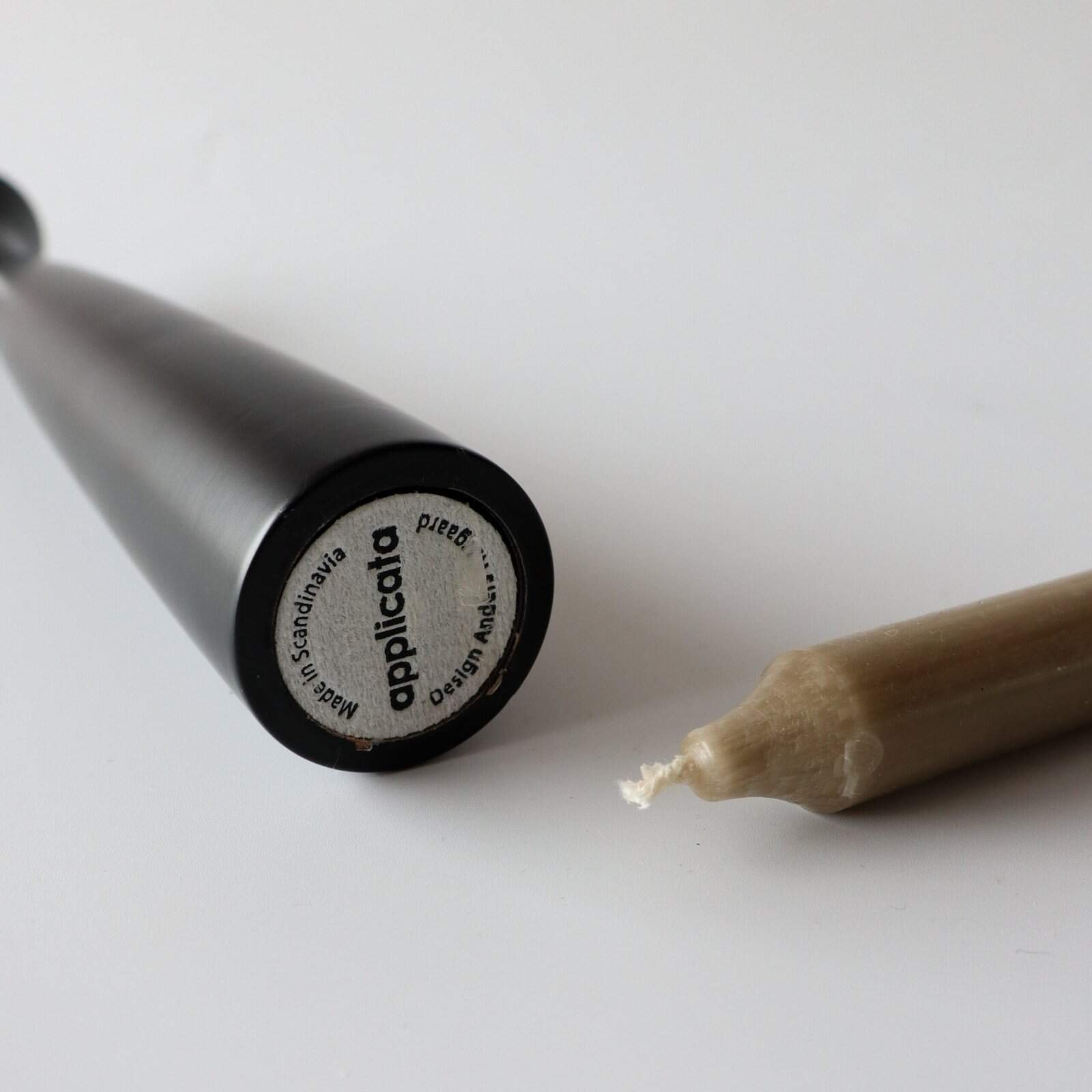 Applicata Rose houten kandelaar zwart - Afbeelding 2