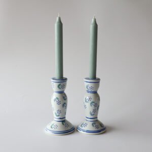 Vintage Aziatische kandelaars - set van 2