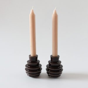 Kähler Cono kandelaar bruin - variant 3