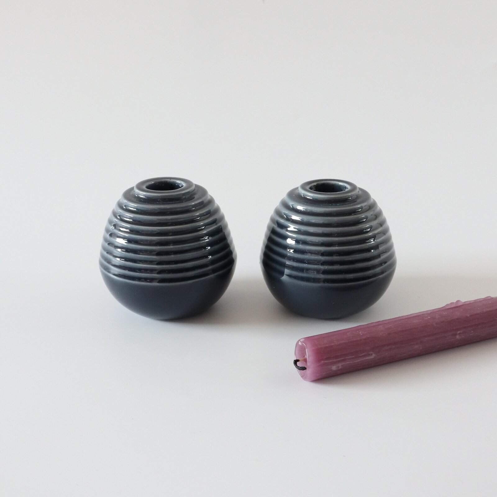 Kähler Cono kandelaar blauw - Afbeelding 2