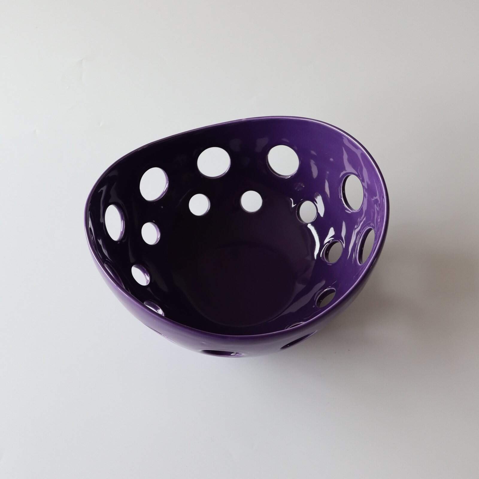 Kähler aardewerk fruitschaal paars - Afbeelding 2