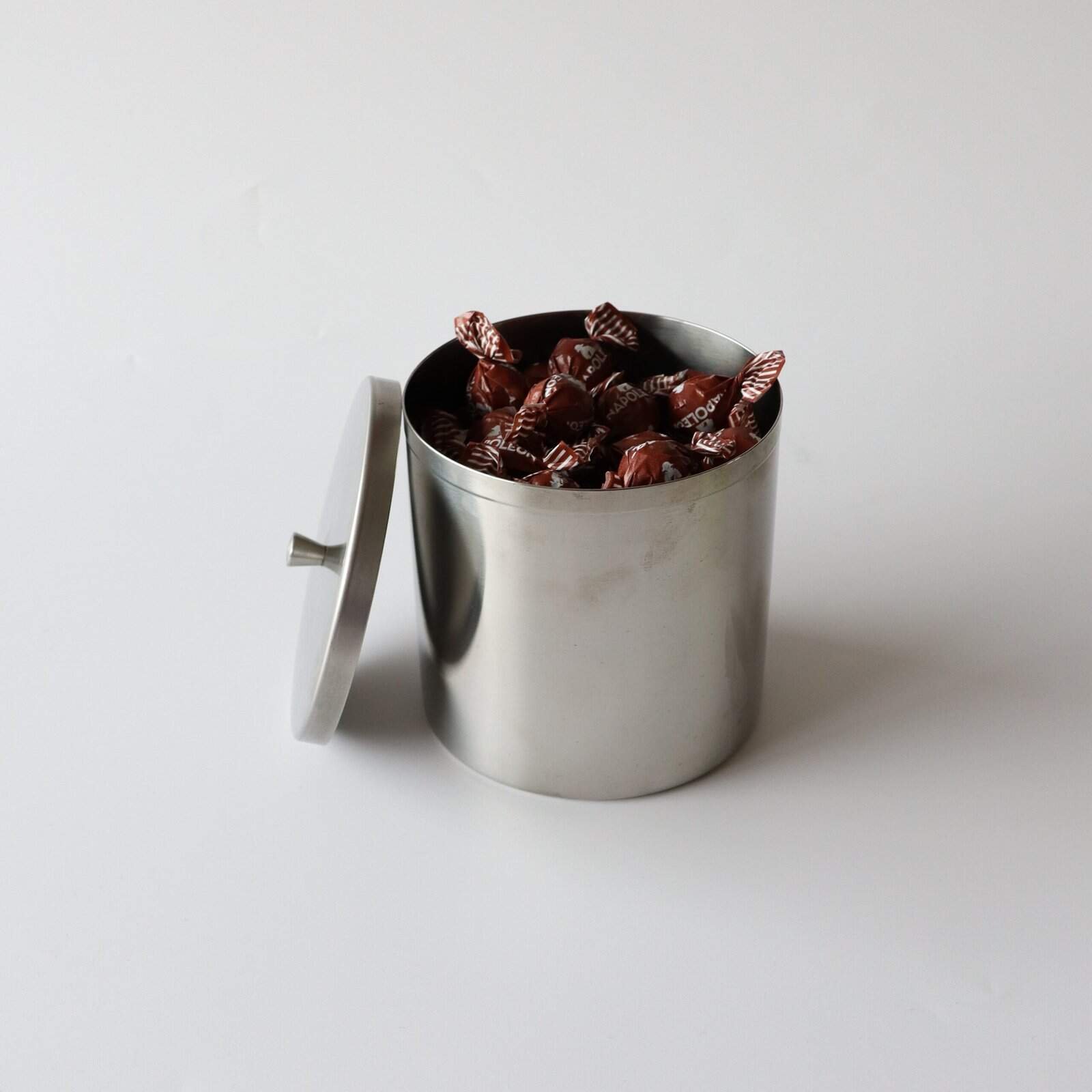 Voorraadpot met deksel rvs - Afbeelding 2