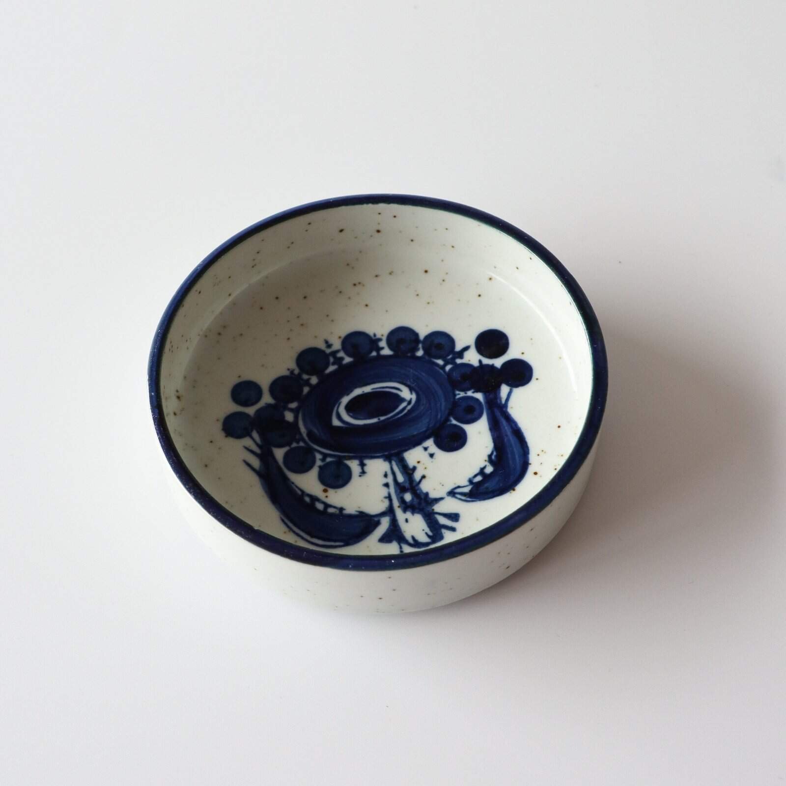 Deens aardewerk schaaltje blauw