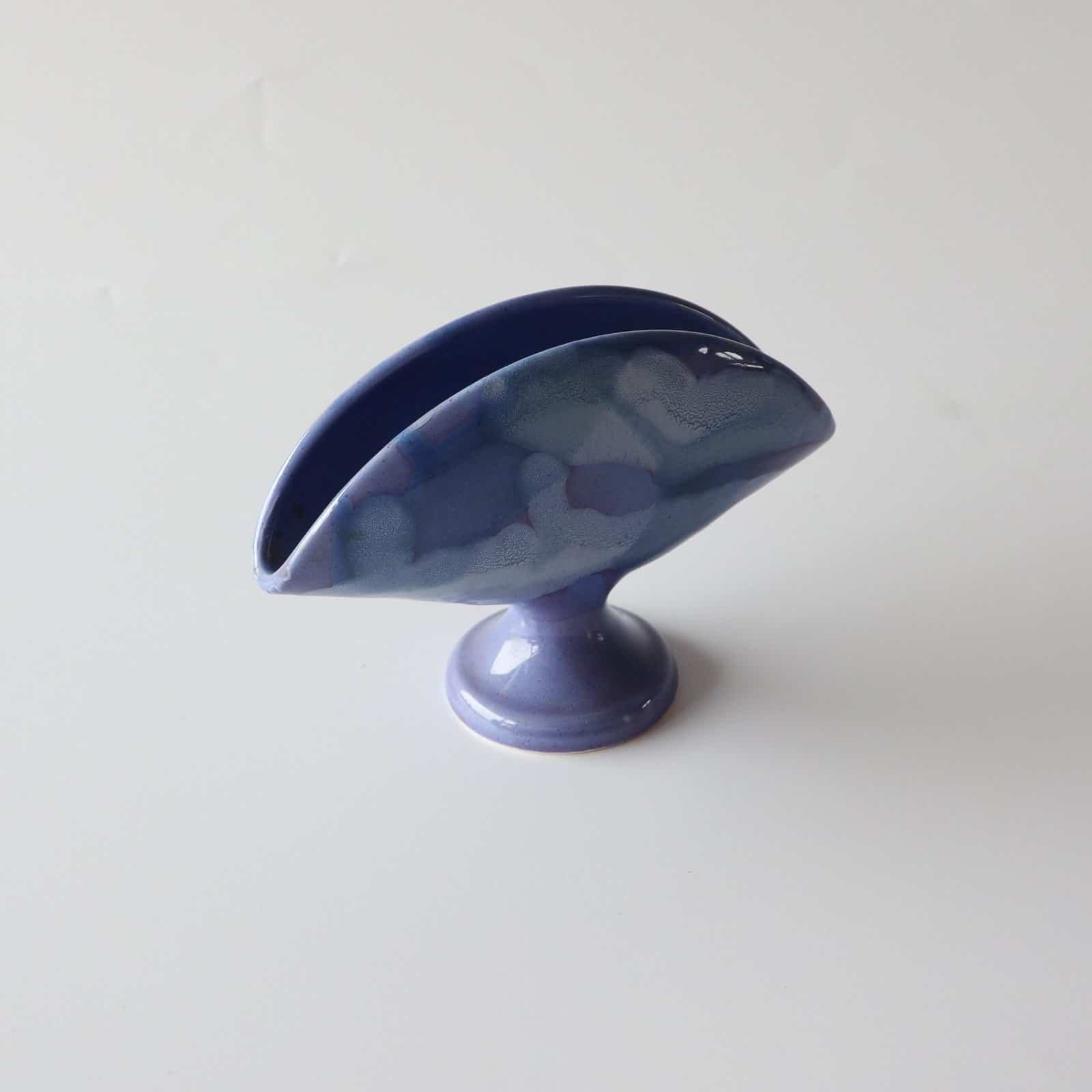 Deense aardewerk servethouder lila - Afbeelding 2