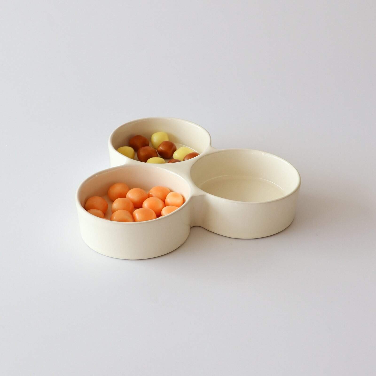 ASA Germany aardewerk vakjesschaal crème