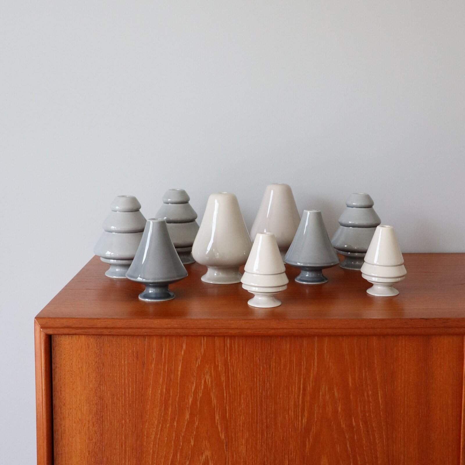 Kähler Avvento kandelaars grijs - set - Afbeelding 8