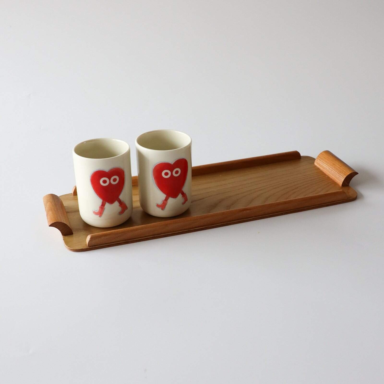 Deens houten tray dienblad