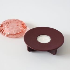 Normann Copenhagen Fe waxinelichthouder bordeaux