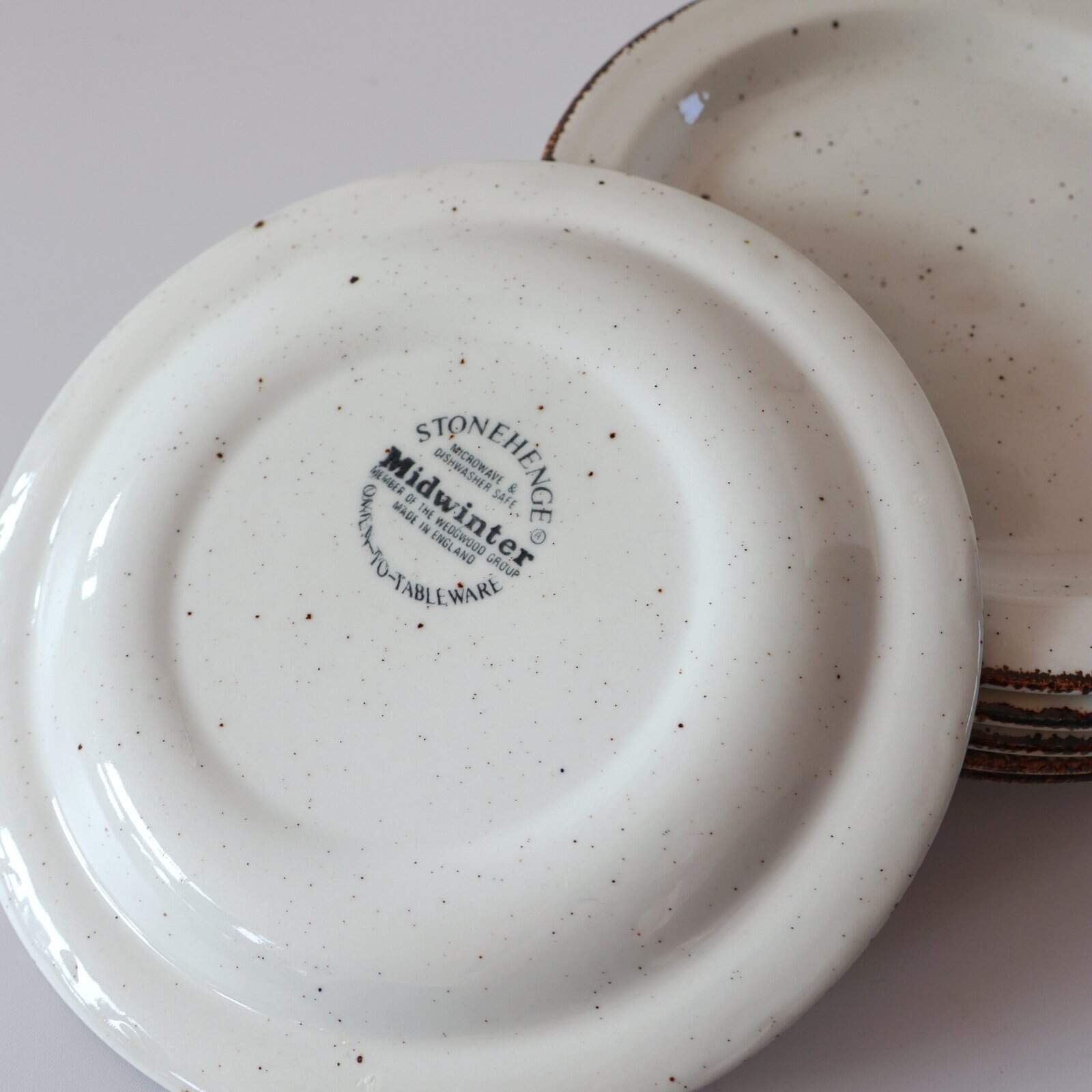 Wedgwood Midwinter borden spikkels - set van 4 - Afbeelding 3