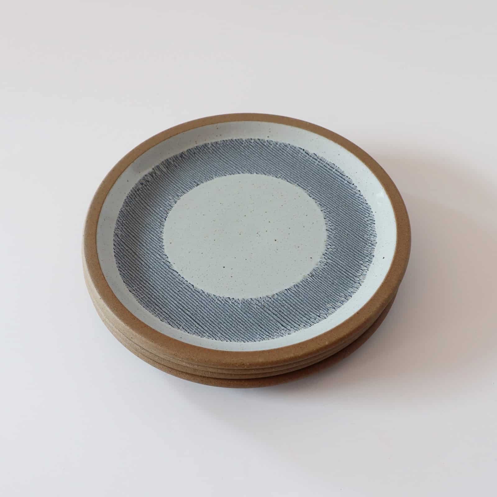 Wedgwood Midwinter borden blauw bruin - set van 4