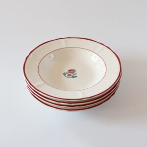 Vintage Ikea Postilla diepe borden - set van 4