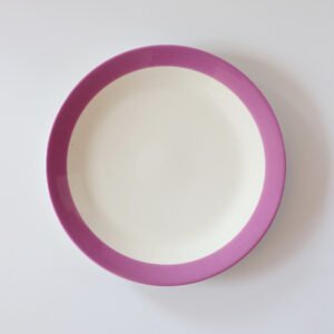 Pagnossin aardewerk XL bord schaal paars