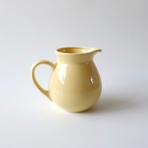 Pagnossin XL aardewerk pitcher lichtgeel