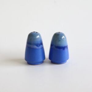Peper- en zoutstel aardewerk blauw Deens