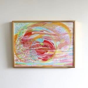 Zweeds schilderij olieverf op doek Britta Emanuelson