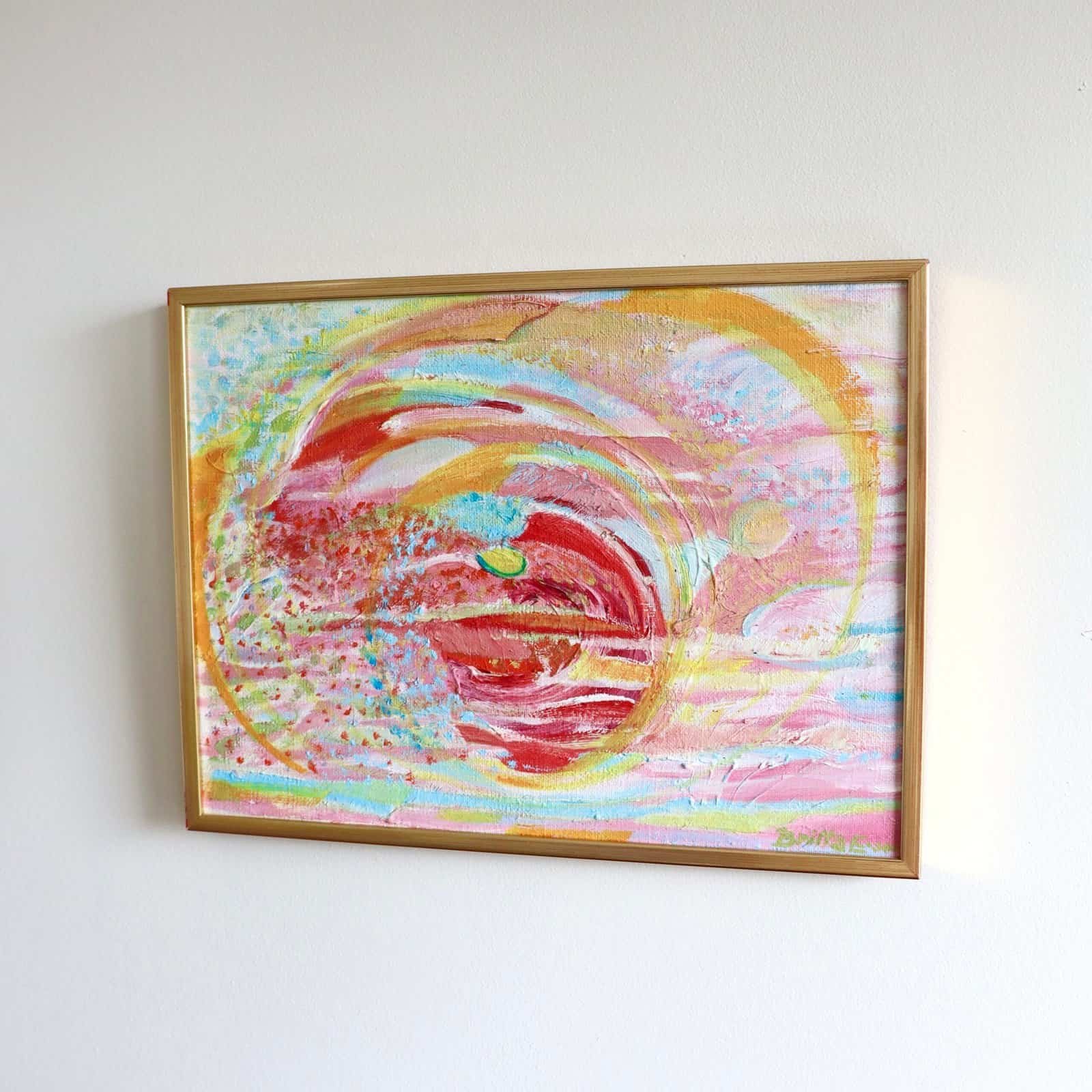 Zweeds schilderij olieverf op doek Britta Emanuelson - Afbeelding 2