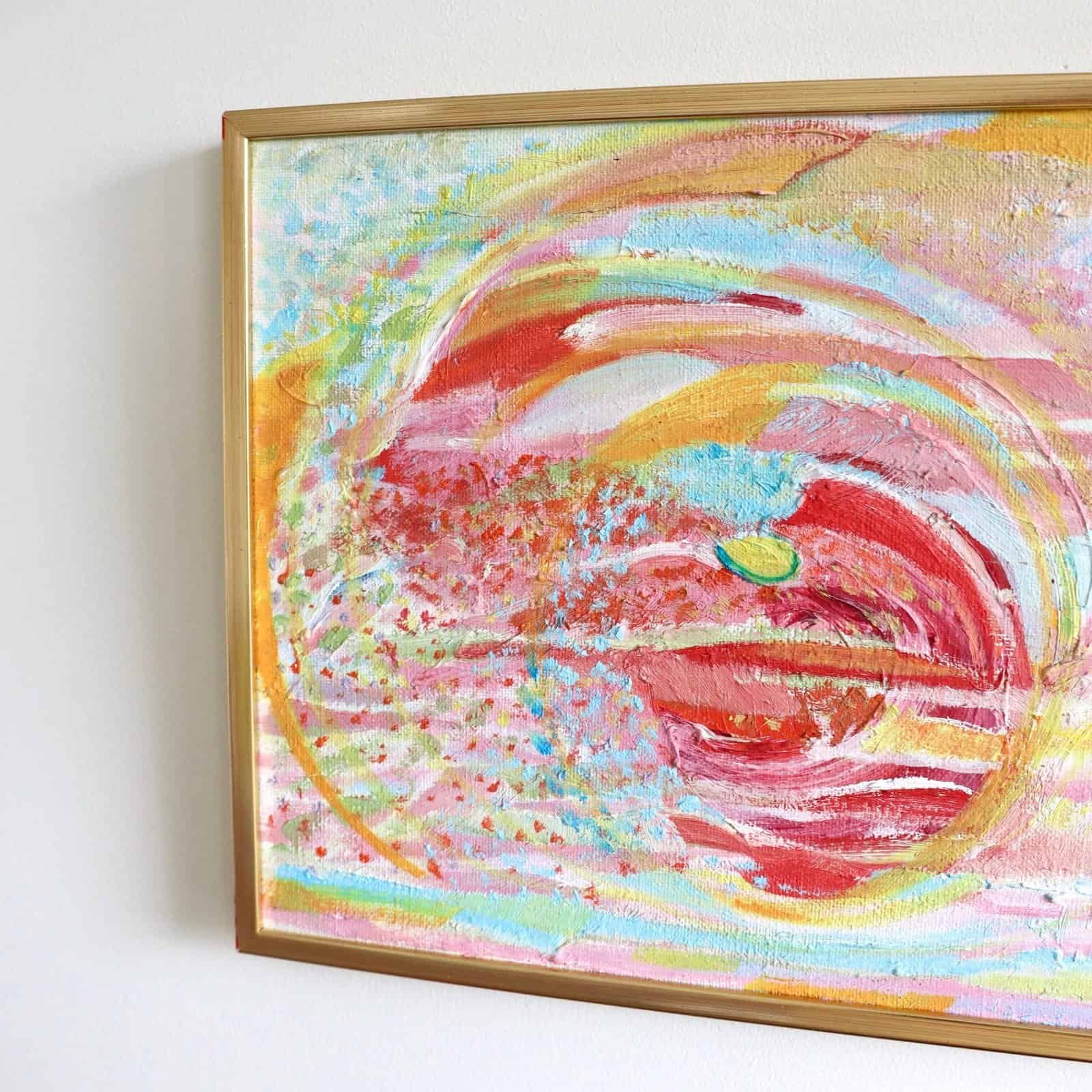 Zweeds schilderij olieverf op doek Britta Emanuelson - Afbeelding 4